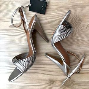COPY - Zara silver sandals size 5